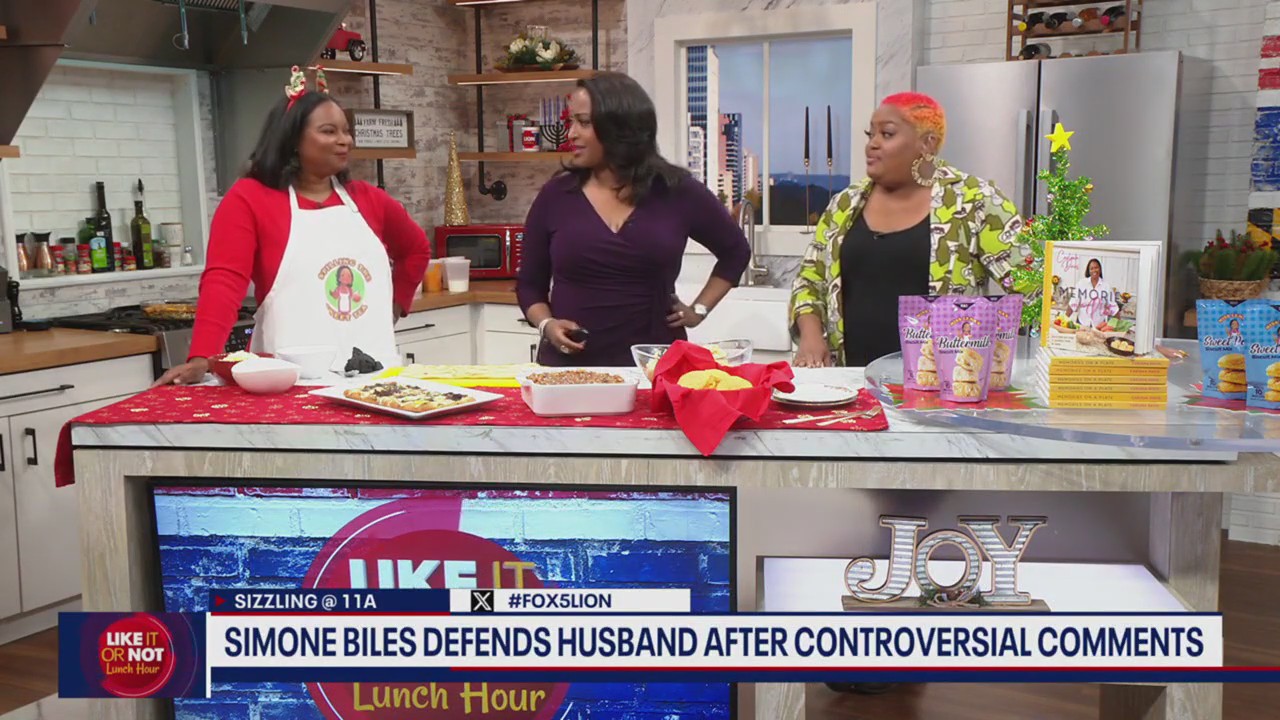 Simone Biles defends her husband following controversial comments