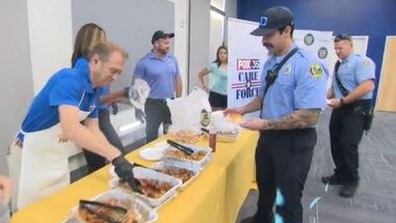 FOX 35 Care Force: Thanking Central Florida's first responders with a hot meal after Hurricane Ian