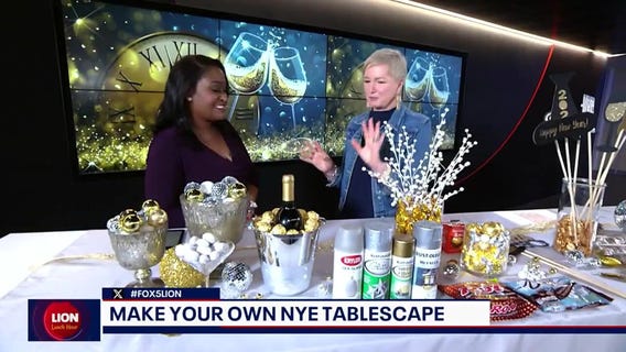 Setting the ultimate New Year's Eve tablescape