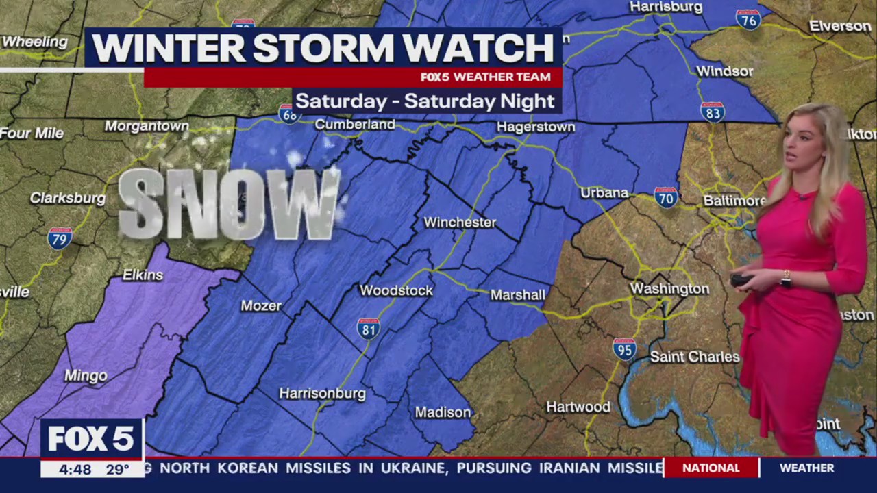 FOX 5 Weather forecast for Friday, January 5