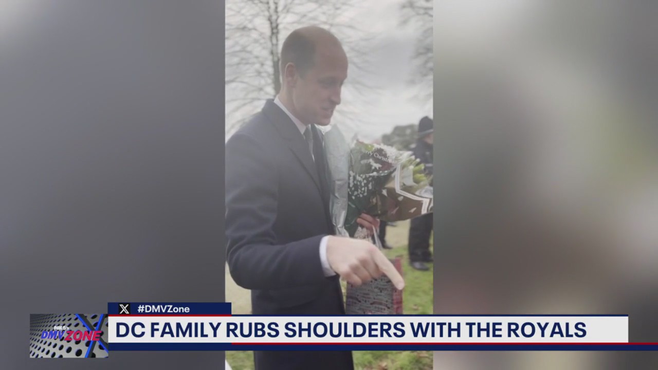 DC family rubs shoulders with the Royal Family