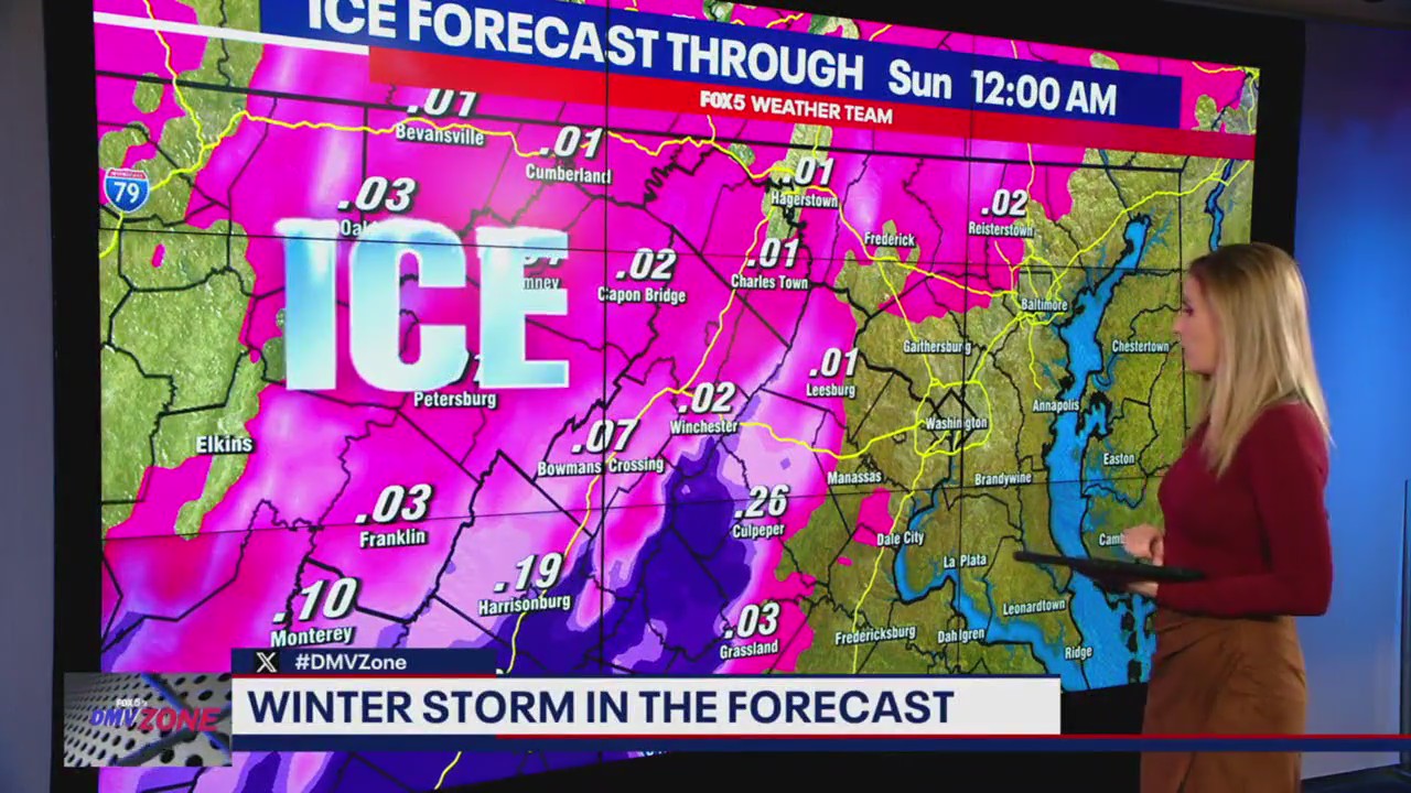The latest on winter storm and snow this weekend