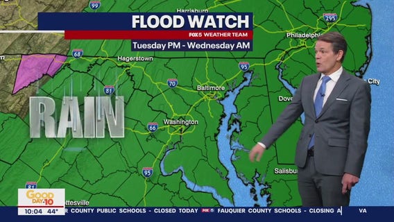 FOX 5 Weather forecast for Tuesday, January 9