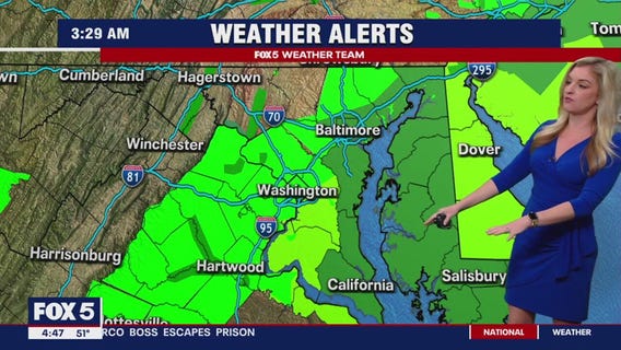 FOX 5 Weather forecast for Wednesday, January 10