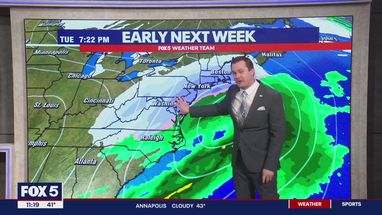 DC prepares for more rain, wind Friday ahead of Arctic blast, snow risk next week