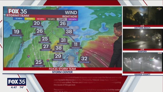 Hurricane Nicole weakens to tropical storm after making landfall in Florida