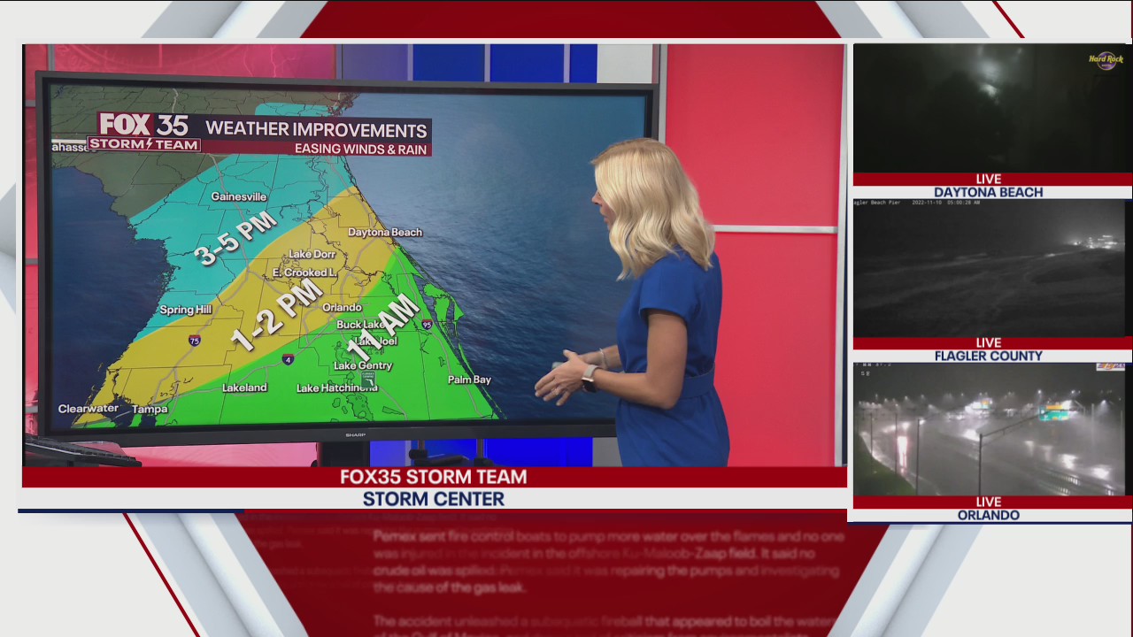 Tropical Storm Nicole lashes Central Florida