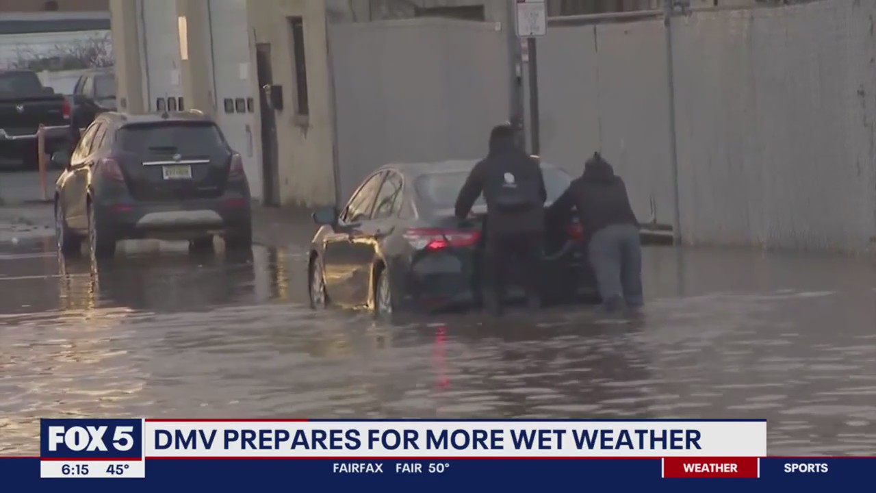 More rain expected for DMV Friday; weather preparations underway | FOX 5 DC