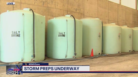 Snow preps underway ahead of DC snow forecast