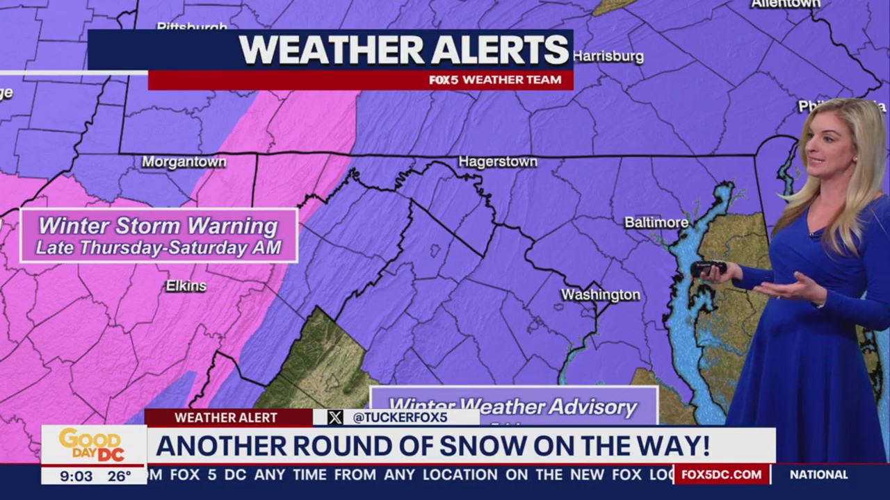 Snow Friday: Winter Weather Advisory issued ahead of storm | FOX 5 DC