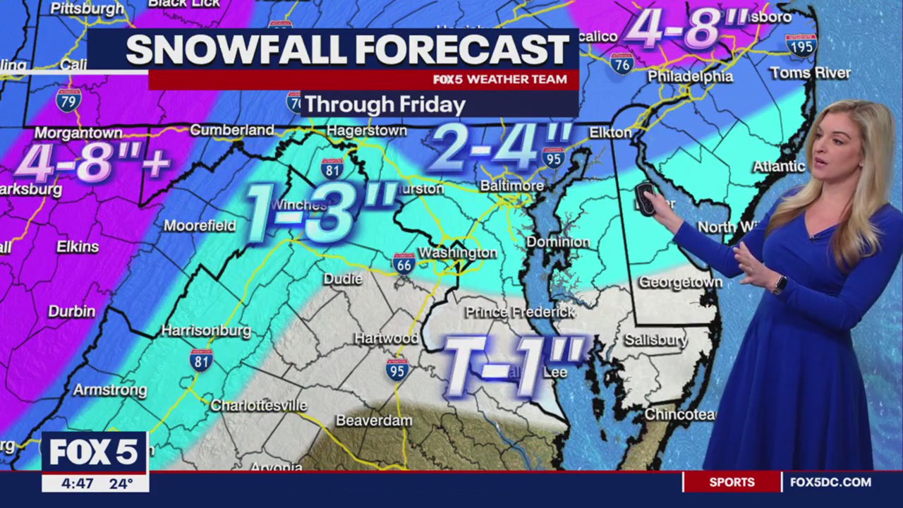 FOX 5 Weather forecast for Thursday, January 18