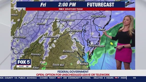 FOX 5 Weather forecast for Wednesday, January 17