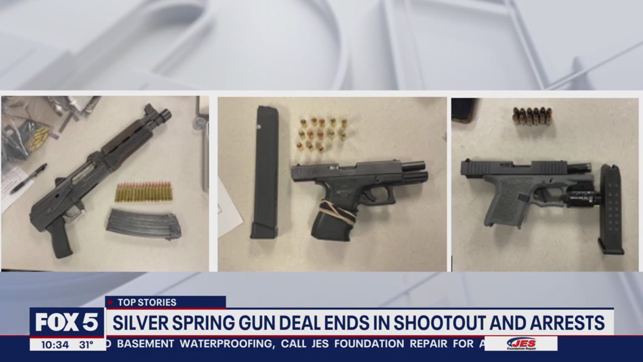 Gun deal in Silver Spring ends in shootout and arrests | FOX 5 DC