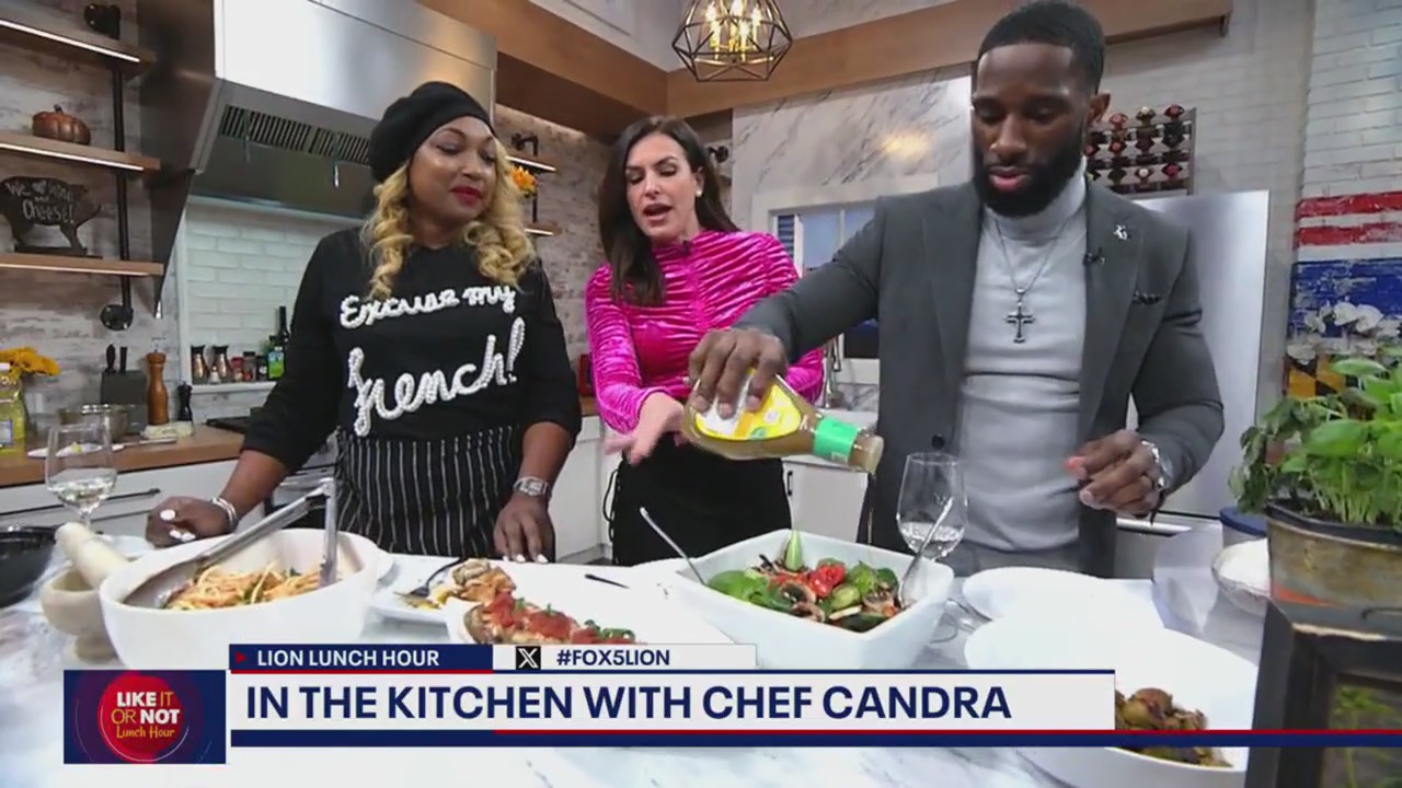 In The Kitchen with Chef Candra and her Shrimp Scampi recipe