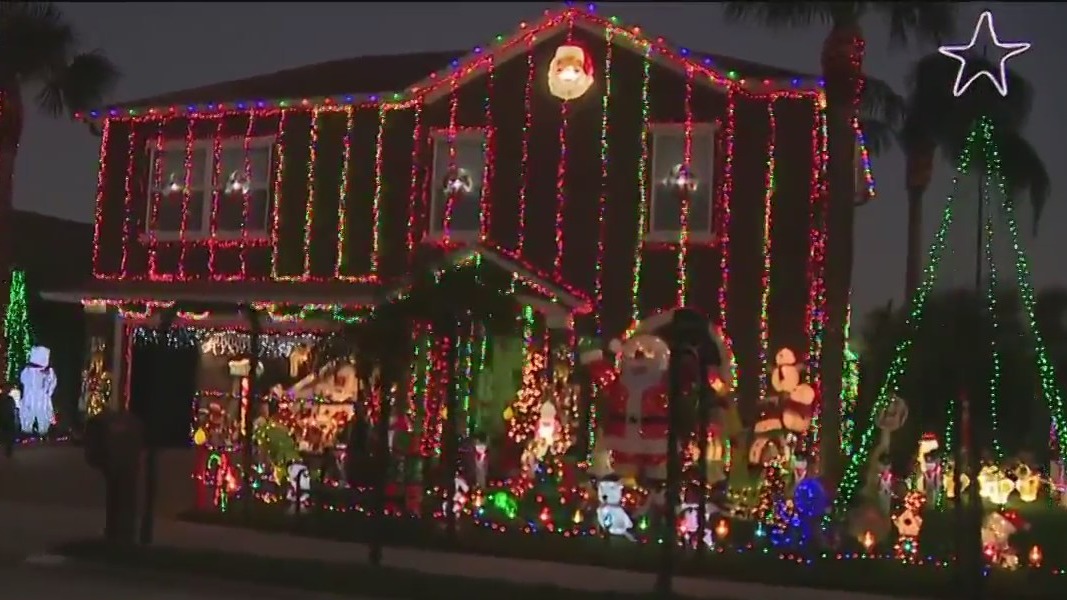 Holiday Lights: This Christmas display took family 3 weeks to create