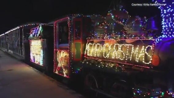 Come aboard a Christmas train for a festive tour at this Central Florida farm