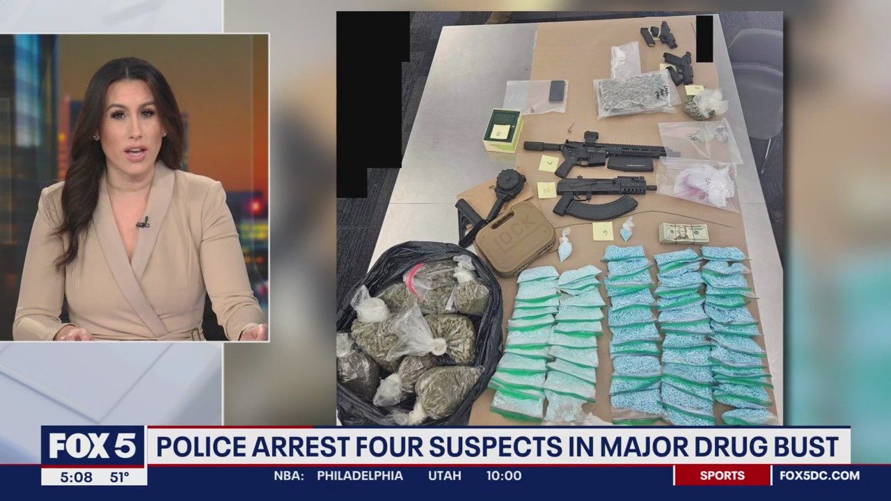4 suspects arrested following major drug bust in Manassas | FOX 5 DC