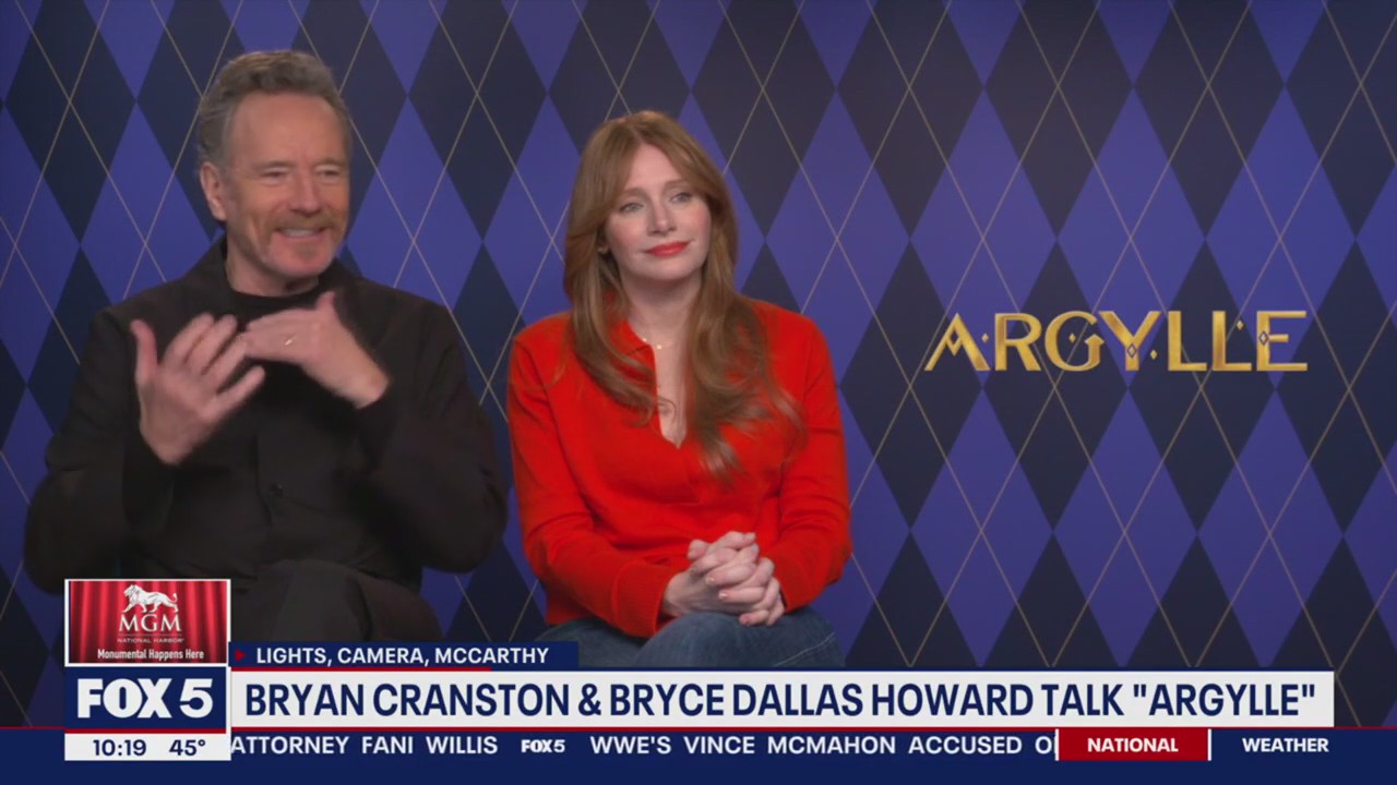 Bryan Cranston, Byrce Dallas Howard talk Argylle