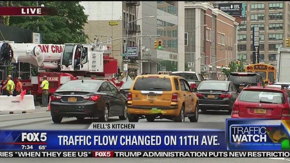 DOT suddenly changes 11th Ave. stretch to one-way