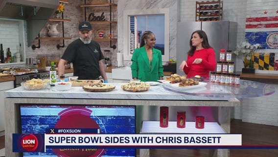 Super Bowl themed appetizers with Chef Chris Bassett