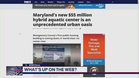 What's up on the Web? Maryland's new hybrid aquatic center
