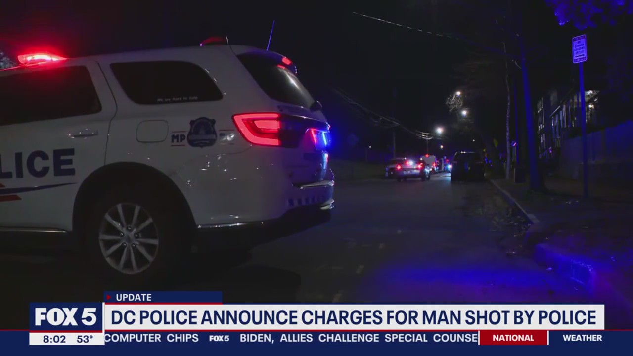 DC police announced charges for man shot by police | FOX 5 DC