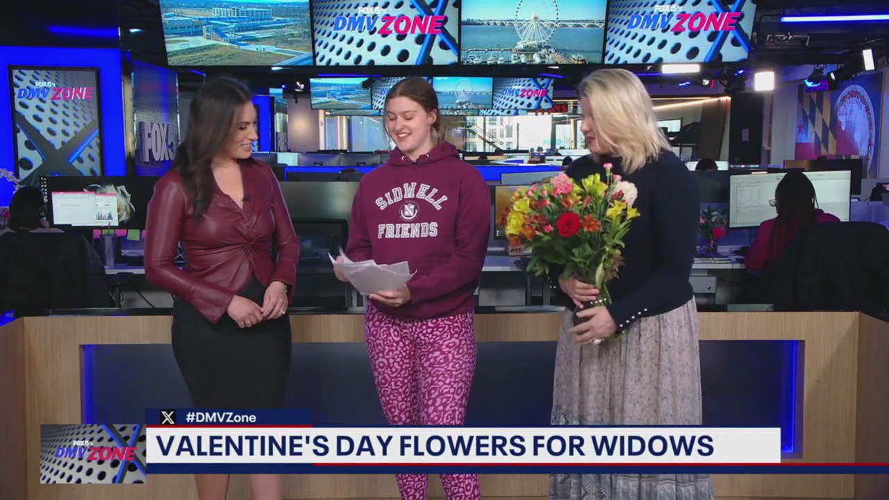 Valentine's Day flowers for widows