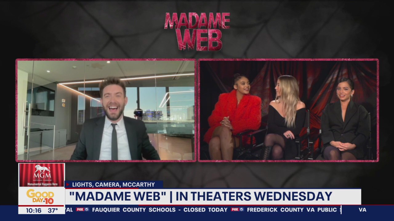 Celeste O?Connor, Sydney Sweeney & Isabela Merced talk Madame Web