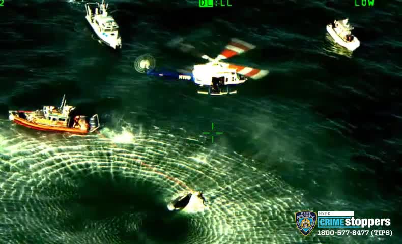 Woman rescued from overturned boat in the Bronx