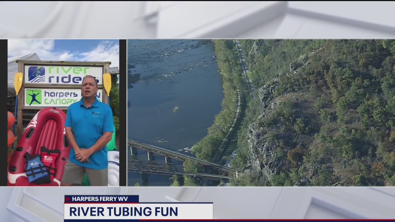 FOX 5 Zip Trip Harpers Ferry: Tubing Fun