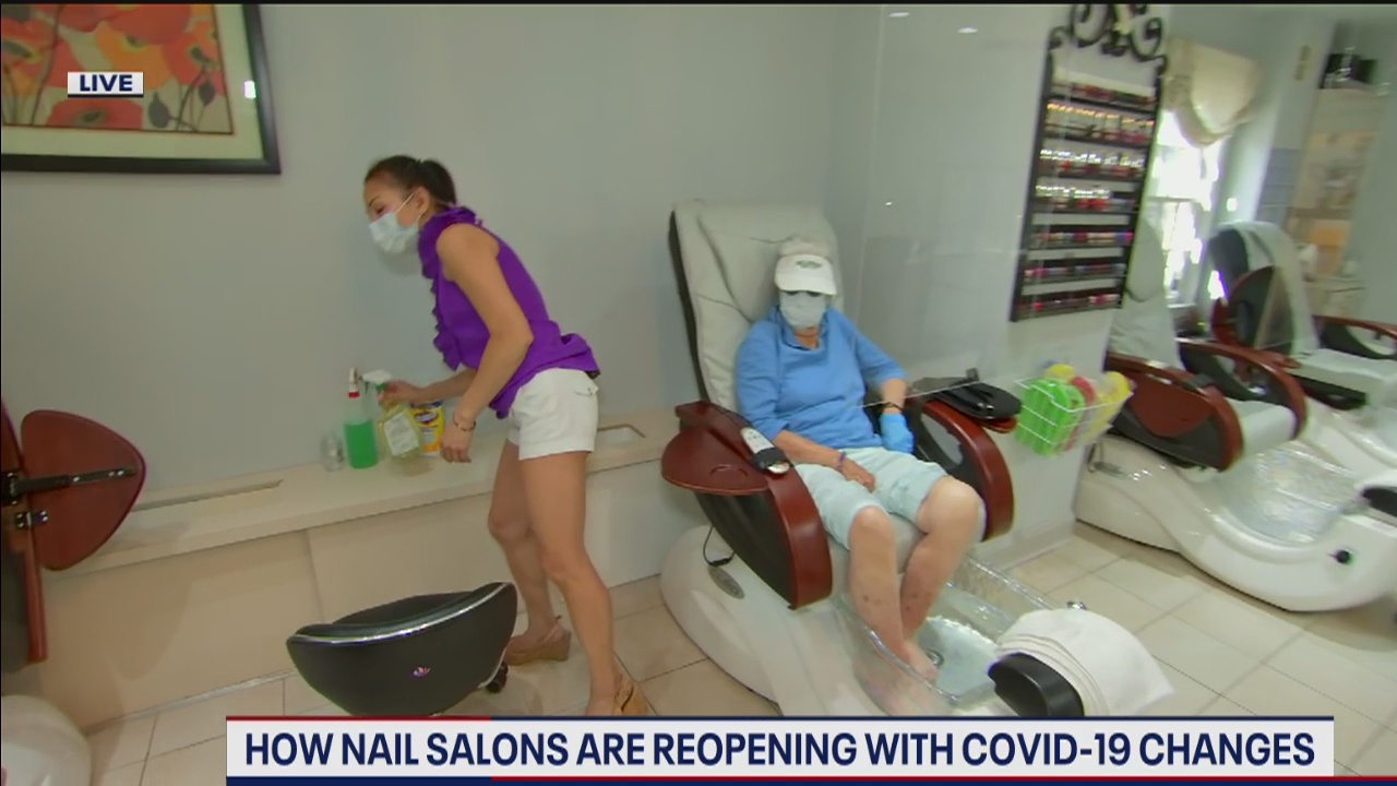 How nail salons are reopening with COVID-19 changes