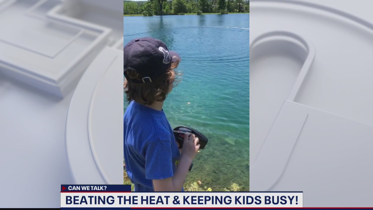 Beating the heat and keeping the kids busy!