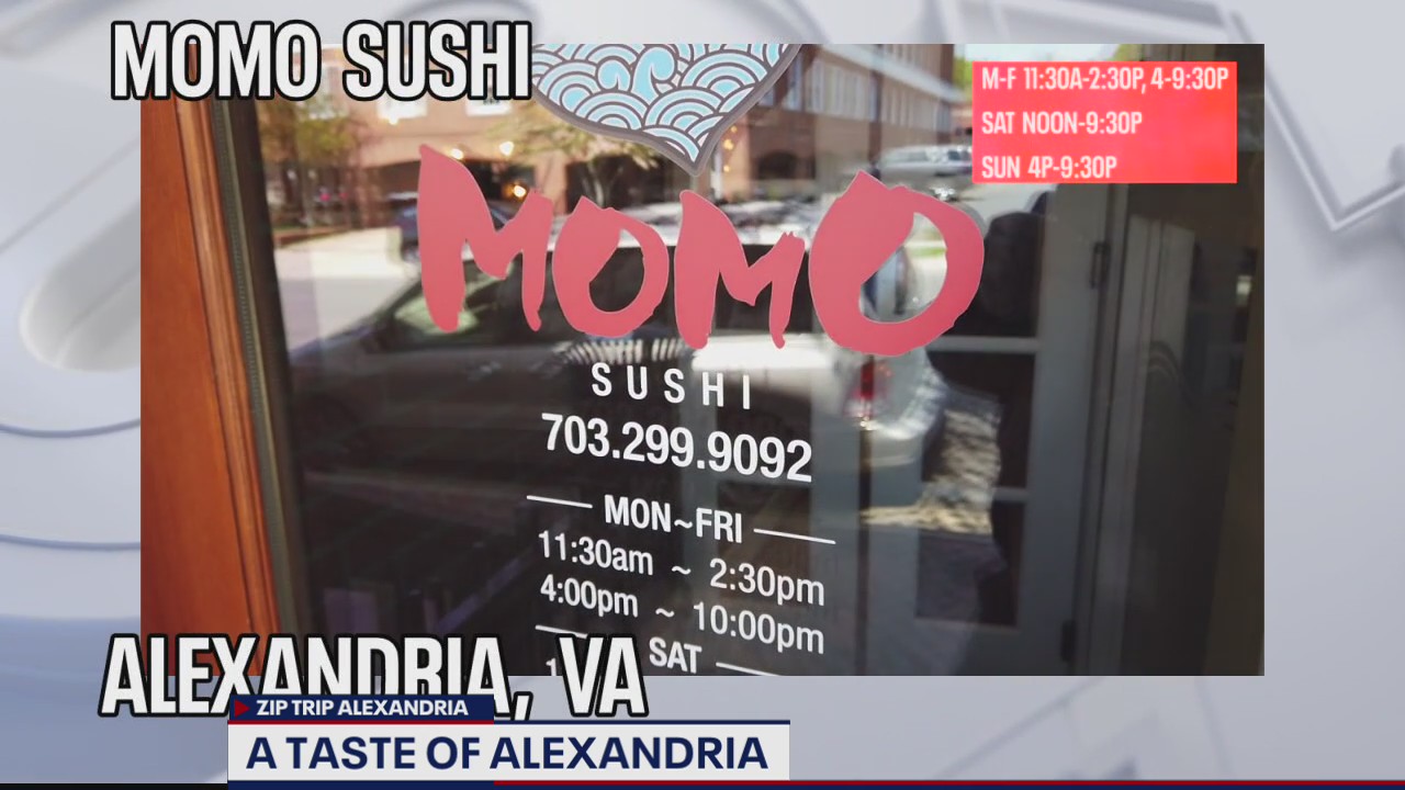 FOX 5 Zip Trip Alexandria: Momo Sushi