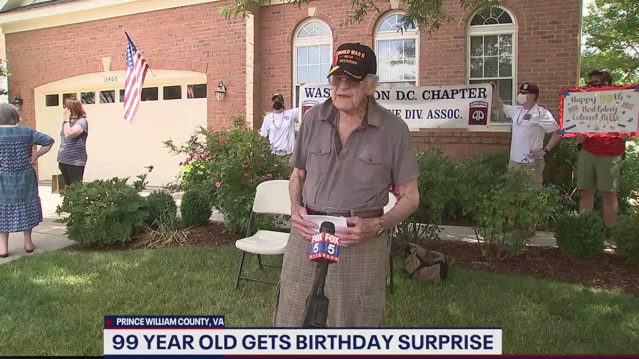 99-year-old WWII vet gets birthday surprise