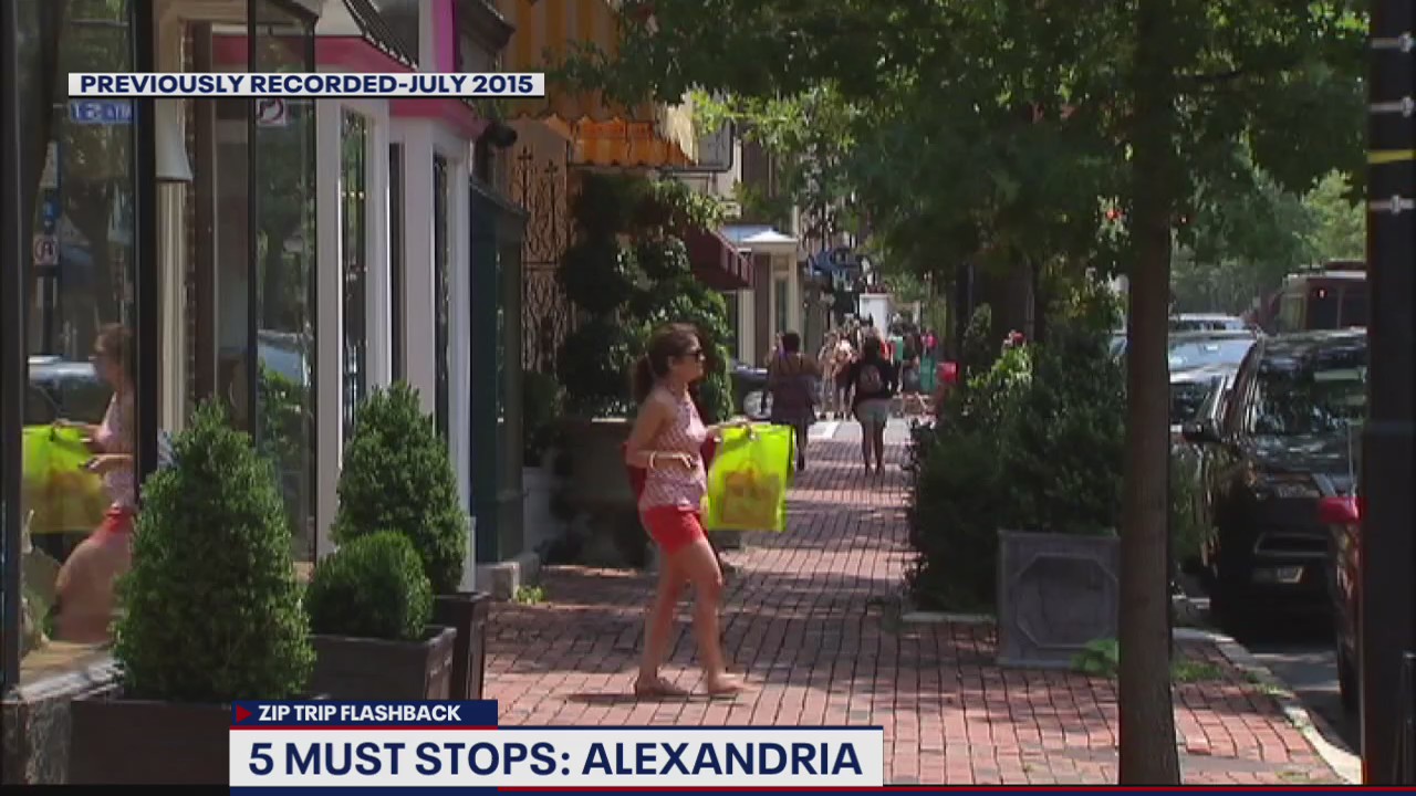 FOX 5 Zip Trip Flashback Alexandria: Alexandria 5 Must Stops