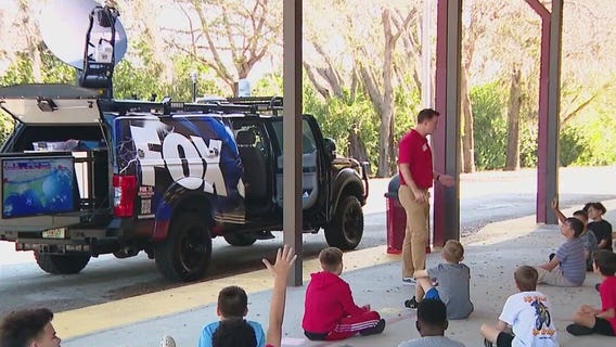 FOX 35 Storm School visits East Lake Elementary