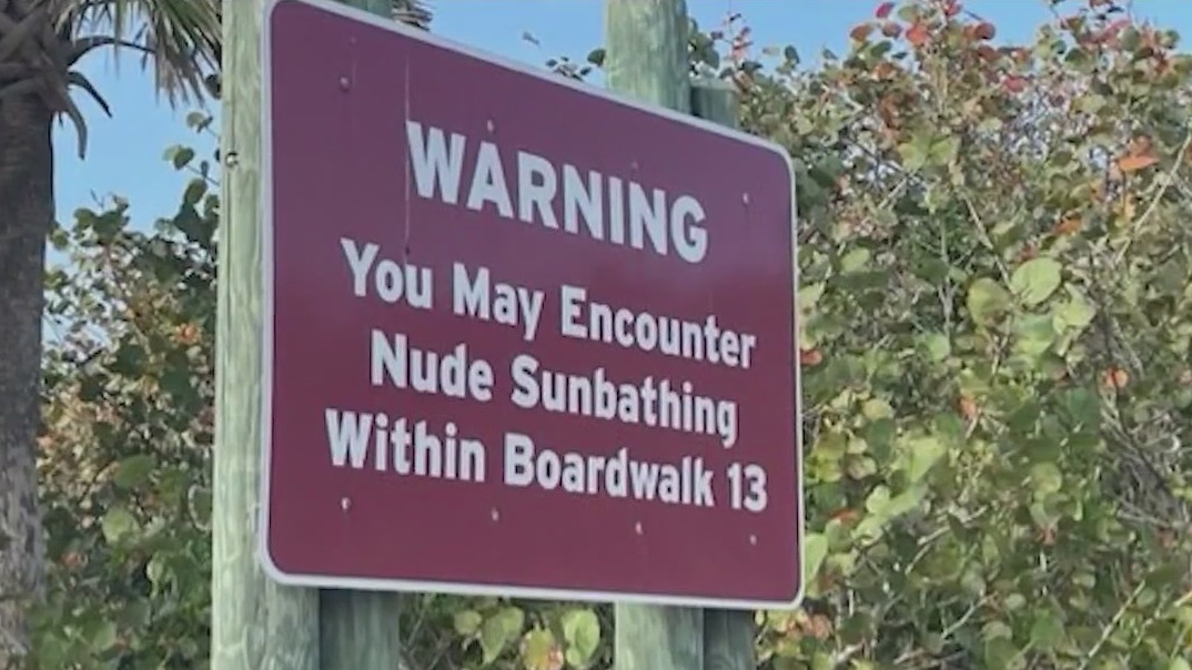 Florida beachgoers encounter nudists at this popular stretch of sand
