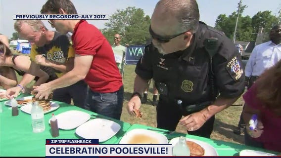 FOX 5 Zip Trip Flashback Poolesville: Pancake Eating Contest