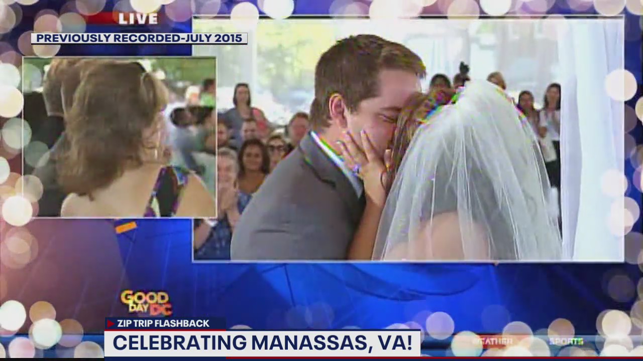 Zip Trip Flashback: Manassas couple ties the knot on FOX 5