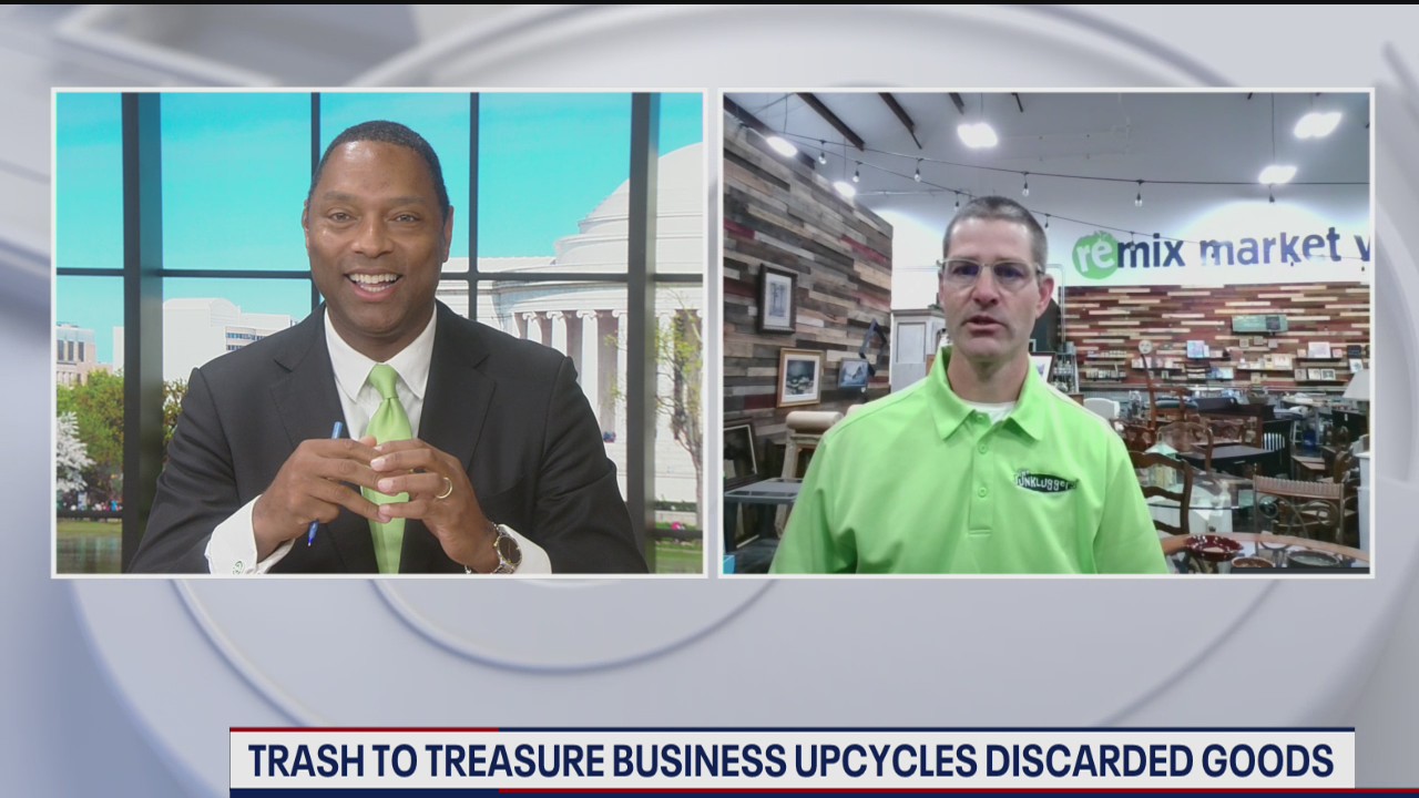 Trash to treasure business upcycles discarded goods