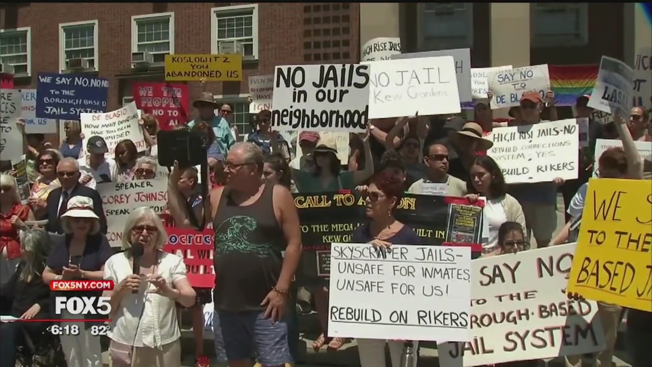 Protest over plans to build jail in Kew Gardens