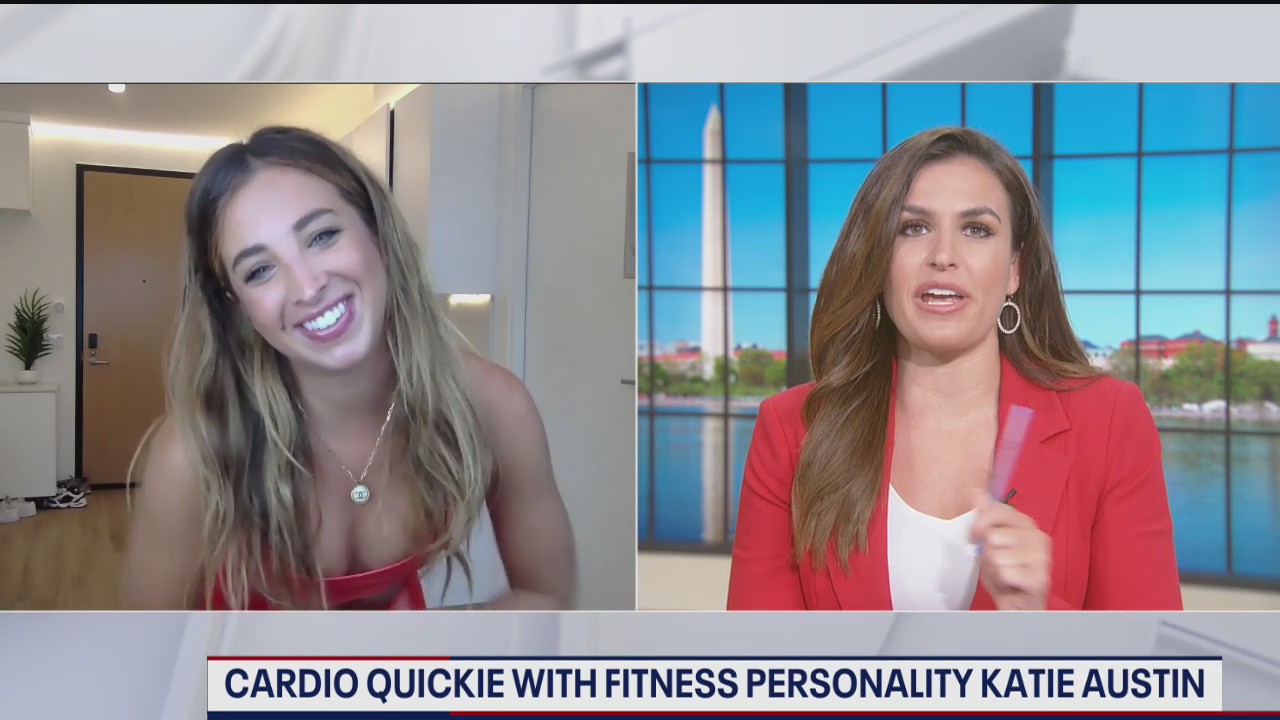 Cardio quickie with fitness instructor Katie Austin