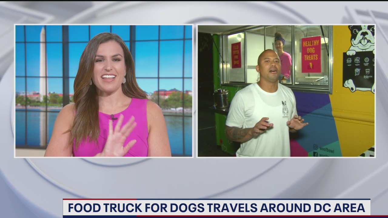 Food truck for dogs travels around DC region