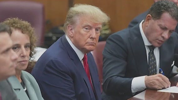 Donald Trump pleads not guilty to 34 felony counts