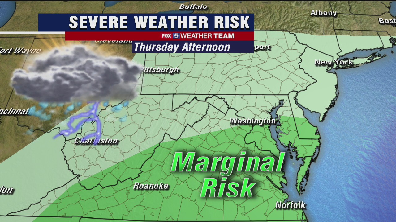 Storms return Thursday; Flash Flood Watch in place for much of DC ...