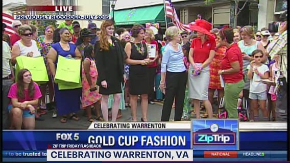 FOX 5 Zip Trip Flashback Warrenton: Gold Cup Fashion