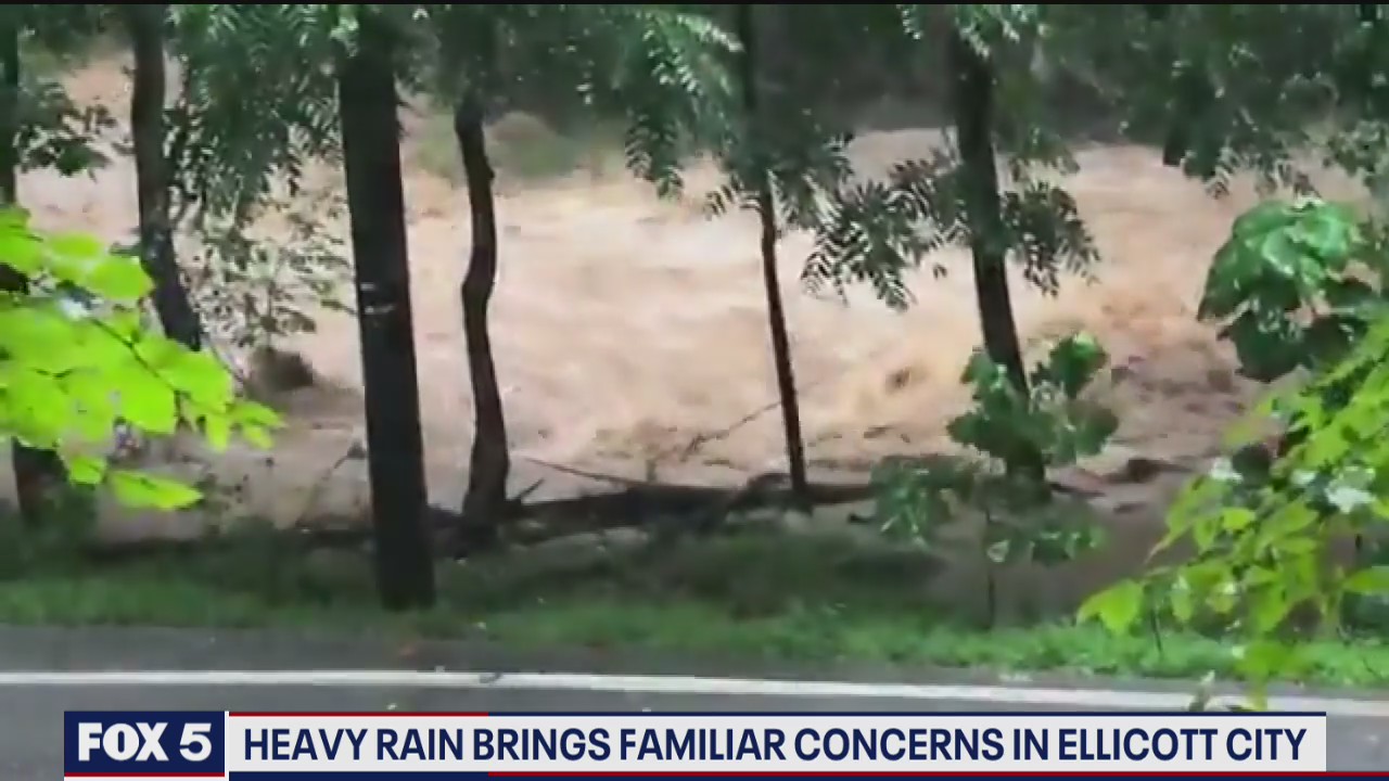 Heavy rain brings familiar concerns in Ellicott City | FOX 5 DC