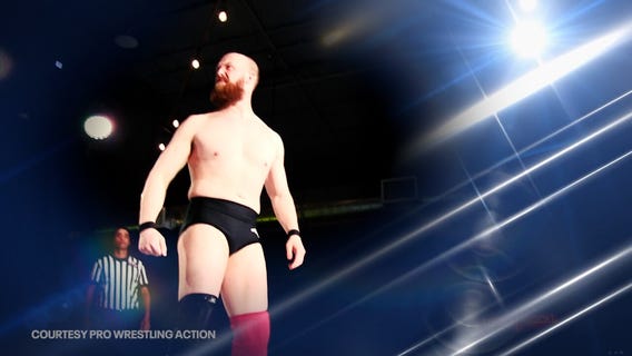 Pro wrestling 'bad guy' really a sweetheart