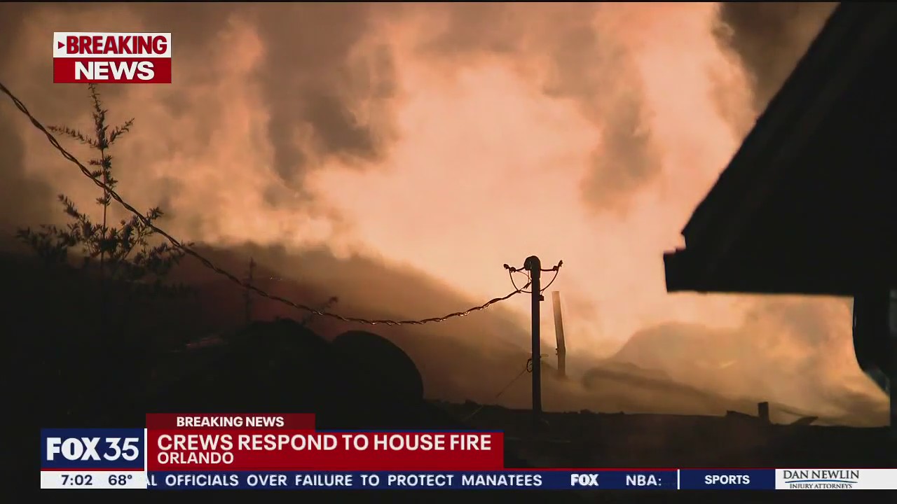 Early morning fire destroys Orlando home | FOX 35 Orlando