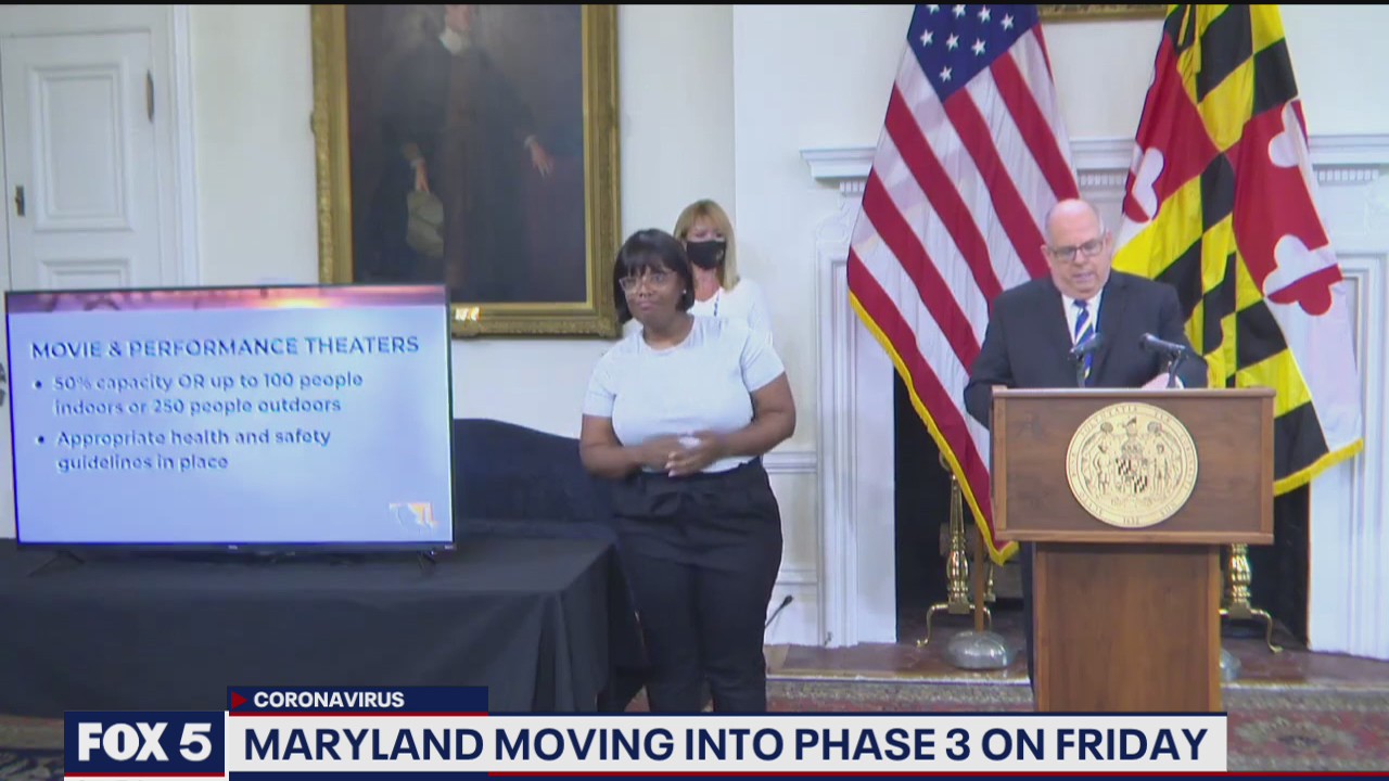 Maryland entering stage three reopening on Friday